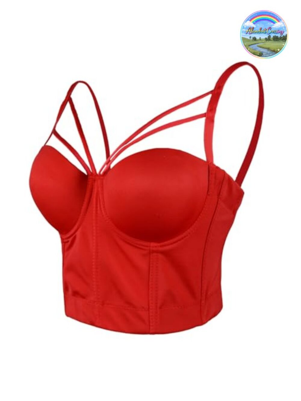 Sexy Cut Cross Strappy Gothic Bustier Caged Cropped Top